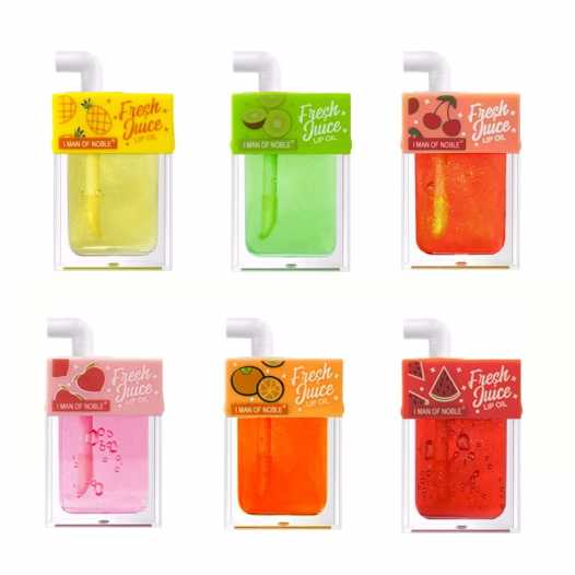 4-color rich fruit lip gloss moisturizes and nourishes the lips, making them naturally shiny and easy to apply. Mirror lip oil