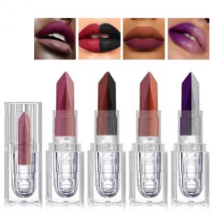 Two-tone lipstick pearl matte lasting waterproof romantic holiday gift
