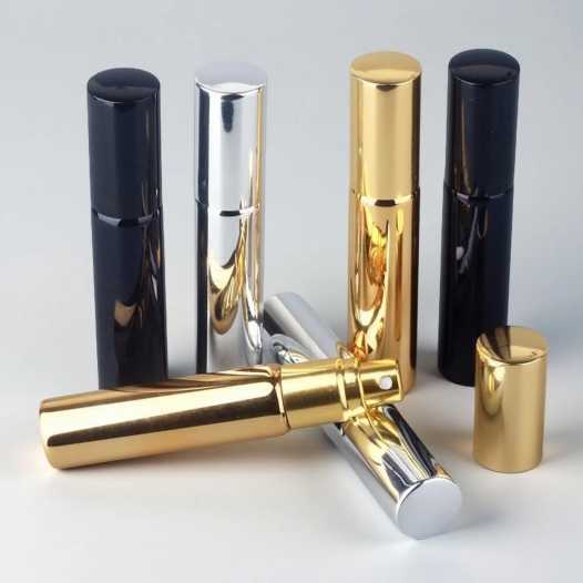 6Pcs 10ml Travel Perfume Atomizer Refillable Travel Cologne Sprayer Empty Small Mini Perfume Bottle