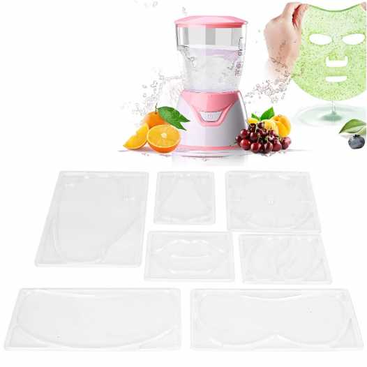 7pcs/Set Reuseable Facial Eye Mask Mold For Fruit Vegetable Mask Maker Machine DIY Mask Tools Neck/Eye/Hand/Breast/Lip Mold