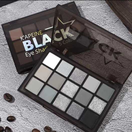 15-Color Matte Pearlescent Eyeshadow Palette with Fine, Natural, Long-Lasting Color and Easy to Apply