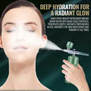 Professional Nano Spray Oxygen Facial Machine for Deep Hydration & Makeup Application – Portable Home Beauty Device LESEN