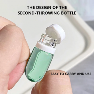 20 Capsules of Green Cleansing Oil for Quick Removal, Refreshing, Emulsifying and Dissolving, Portable