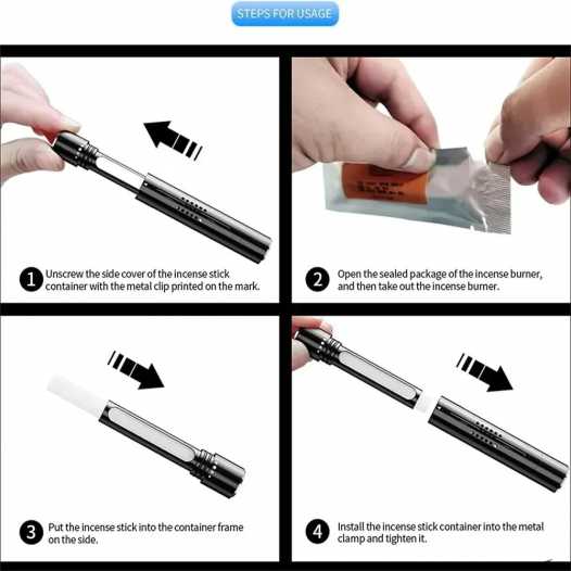 Car Fragrance Custom Vent Clip Cylindrical Essential Oil Car Diffuser Vent Clip with 1/10 Refill Sticks for Auto Office Kitchen