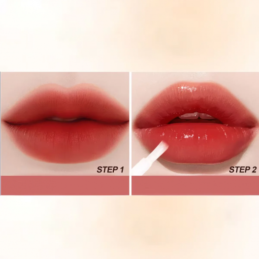3-Color 2-in-1Moisturizing Lip Gloss Lip Oil, Light Fit, Breathable, Delicate, Long-Lasting and Portable