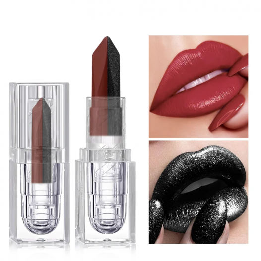 Two-tone lipstick pearl matte lasting waterproof romantic holiday gift