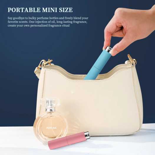 6ml Rotating Perfume Atomizer Portable Bottom-filling Travel Mini Perfume Refillable Bottles Empty Cosmetic Containers Spray