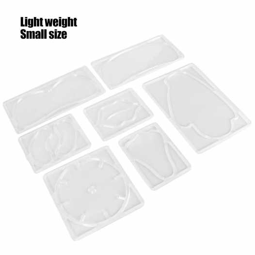 7pcs/Set Reuseable Facial Eye Mask Mold For Fruit Vegetable Mask Maker Machine DIY Mask Tools Neck/Eye/Hand/Breast/Lip Mold