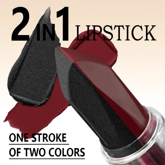 Two-tone lipstick pearl matte lasting waterproof romantic holiday gift