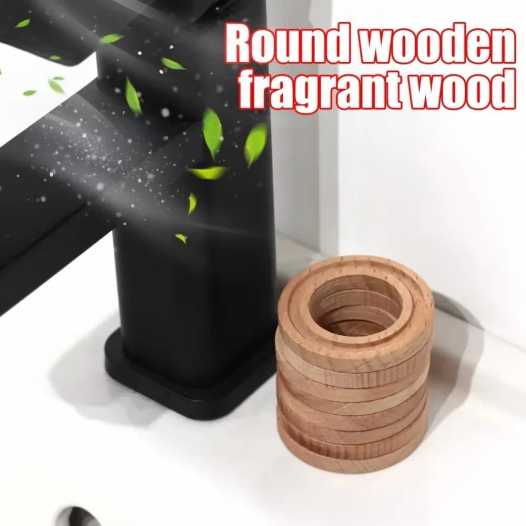 Wooden Car Aromatherapy Ornament Car Interior Odor Removal Essential Oil Diffuser Air Freshener Absorb Perfume Beech Wood Tablet
