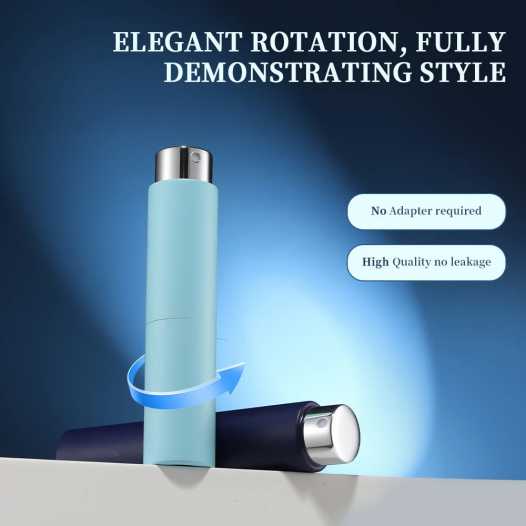 6ml Rotating Perfume Atomizer Portable Bottom-filling Travel Mini Perfume Refillable Bottles Empty Cosmetic Containers Spray
