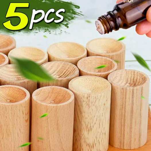 Wooden Car Aromatherapy Ornament Car Interior Odor Removal Essential Oil Diffuser Air Freshener Absorb Perfume Beech Wood Tablet