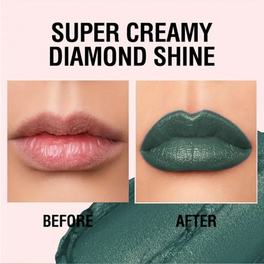Waterproof glitter lipstick sexy black lipstick glitter lipstick makeup Halloween non stick cup lipstick